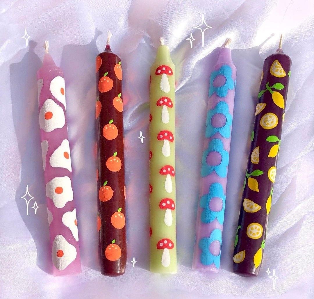 Мастер класс "Необычные свечи"